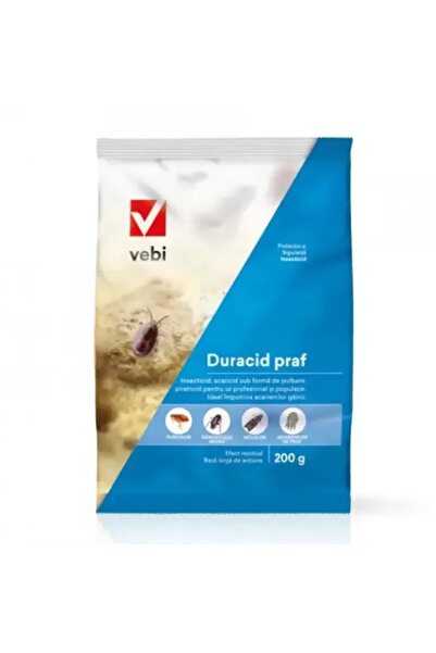 vebitox Duracid powder for fleas and cockroaches 200 g (50 pcs/box)