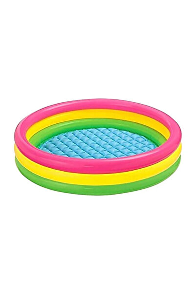 HALAMODO حوض سباحة مائي قابل للنفخ متوهج عند غروب الشمس مصنوع من مواد خفيفة ا...