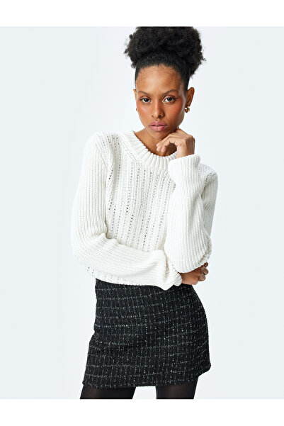 Koton Pulover cu mânecă lungă guler rotund Stone