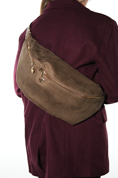 LuviShoes Venta Mink Suede Women's Large Waist Bag