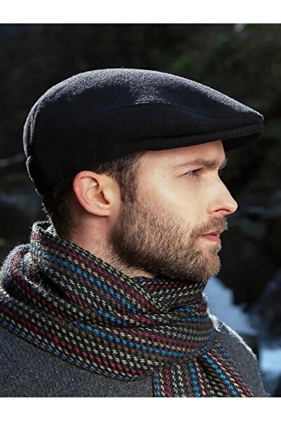 Asix İtalyan Kalıp Erkek Yün Kasket Arkası Lastikli