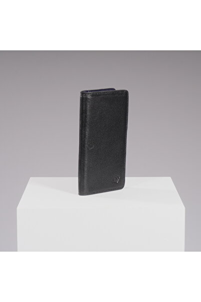 DEERDERİ Hypnos Genuine Leather Portfolio Wallet with Phone Compartment