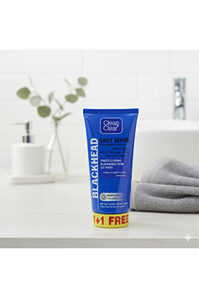 Clean & Clear Daily Cleanser & Blackhead Clearing 150 ml (1+1 Free)