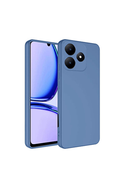 Marsilyan جراب ريلمي C61 سيليكون أول - أزرق