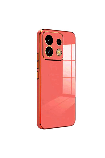 Marsilyan حالة سيليكون فولير لـ Redmi Note 13 5G - أحمر