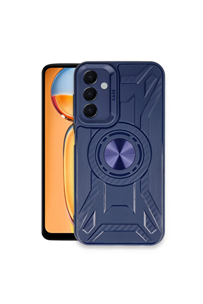 ECOPORT Samsung Galaxy M15 Case Lincoln Silicone - Navy Blue