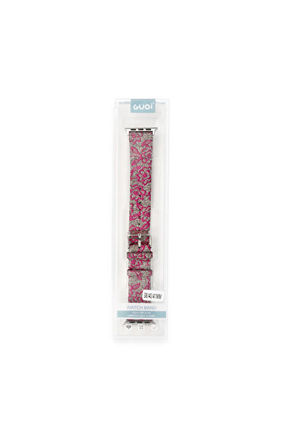 NARUE Myt09 Apple Watch 38mm Creeper Patterned Band - Pink