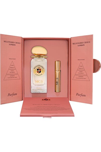 Millionaires Choice MC5 Parfum Gift Set, 100ml Eau de Parfum with Travel Spray