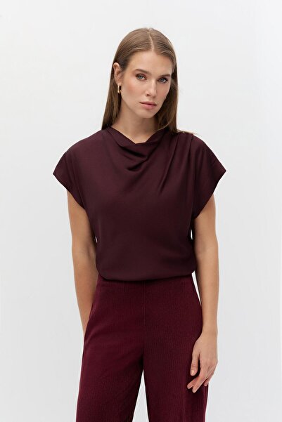 Shn Viskon saten degaje bluz