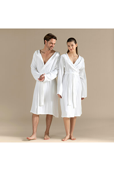 Chakra Armin Unisex Bornoz DUMAN YEŞİLİ