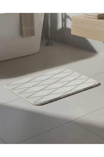 REDTAG Grey Fluffy Bathmat