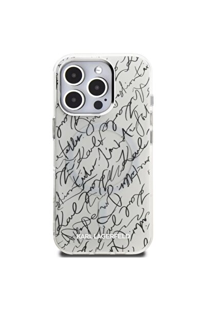 Karl Lagerfeld Case for IPhone 16 Pro Max, IML MagSafe, White
