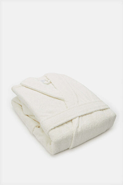REDTAG Cream Shawl Bathrobe