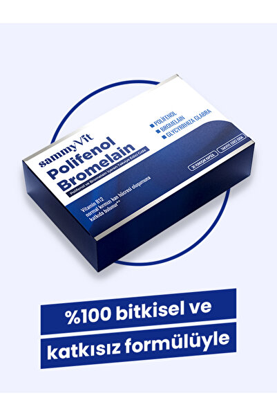 SammyVit Polifenol Bromelain - 30 Kapsül