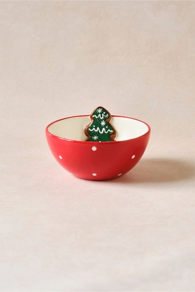 Karaca New Year Yılbaşı Jolly Tree Çerezlik 11 x 6 cm