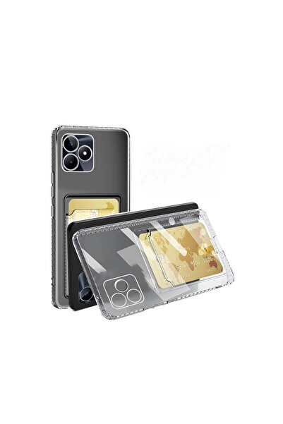 Marsilyan حافظة ريلمي نوت 50 4 جي من السيليكون الشفاف - شفاف