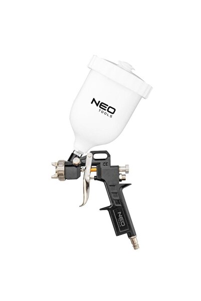 NEO Pistol de vopsit, vas superior plastic, 4 bar, 0.6 L, 1.5 mm,