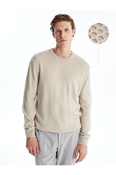 LC Waikiki Pulover pentru bărbați cu mânecă lungă cu guler rotund