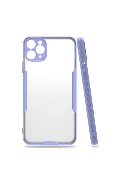 eco port حافظة آيفون 11 برو ماكس بلاتينيوم سيليكون - ليلك