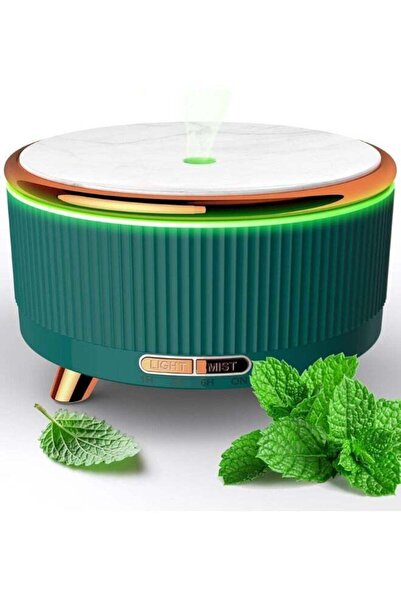 TEGRILO 500ml Electric Aroma Oil Diffuser with 7-Color Light (Mint Green)