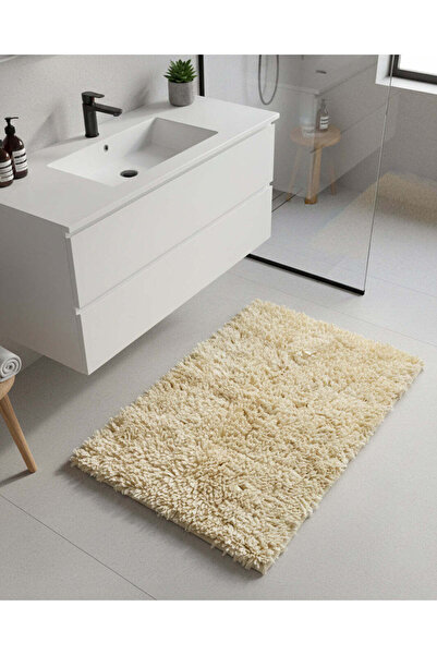 REDTAG Ivory Textured Bath Mat