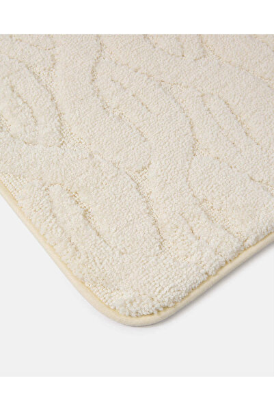 REDTAG Cream Memory Foam Bath Mat