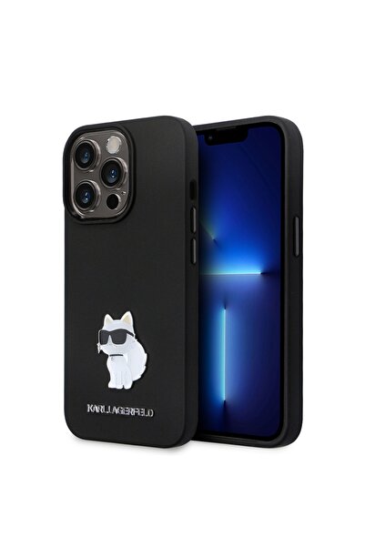 Karl Lagerfeld Carcasă pentru iPhone 14 Pro, silicon, neagră