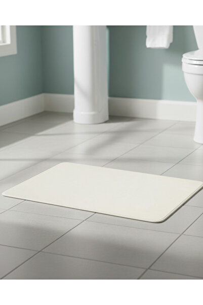 REDTAG Beige Plain Diatomite Bathmat