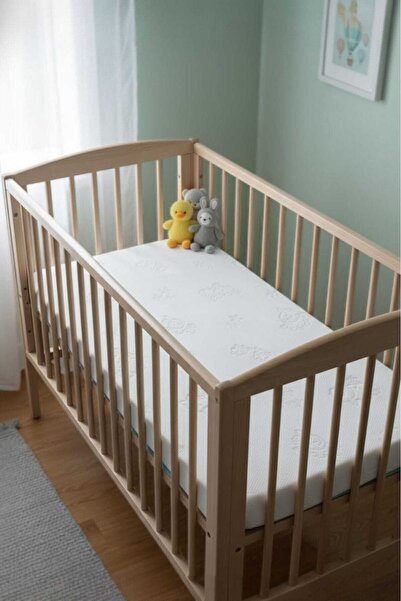 Ravessi 70x110x5 cm Bebek Yatağı-Ortopedik--Yıkanabilir Kılıflı-Rahat Uyku Yatağı