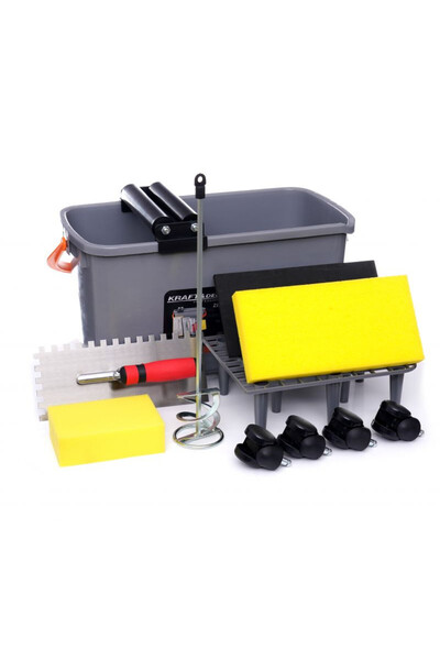 Maxrom Galeata pentru chituire 24l Ccu gletiere x 3 spatula de mestecare si 4...