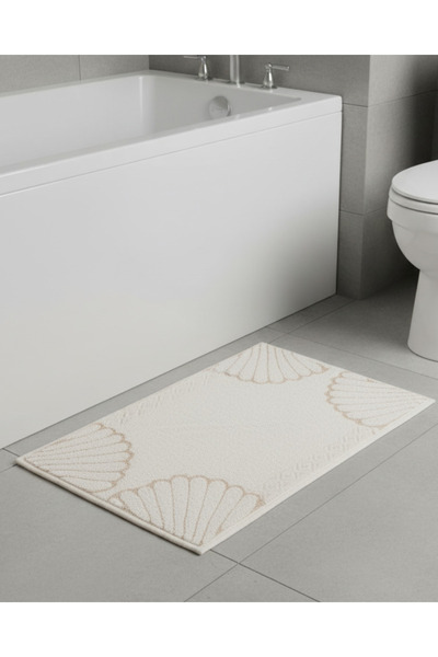 REDTAG Cream Textured Bathmat
