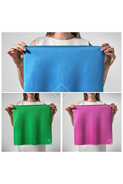 E&D Collection Mikrofiber Cam Bezi Üçlü