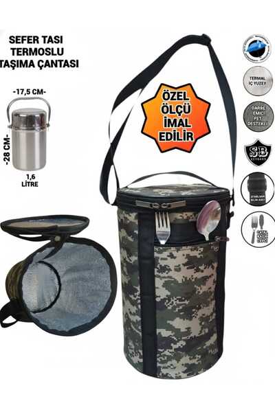 SEVBAGS SEFERTASI TERMOSLU TAŞIMA ÇANTASI 1,6 LİTRE