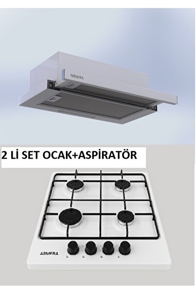 ARMEBA OCAK+ASPİRATÖR 2Lİ SET