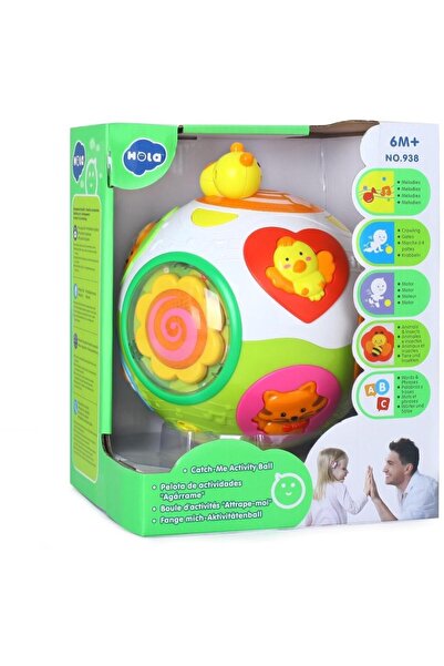 Hola Toys Mingea Interactiva cu Lumini si Sunete Prinde-Ma D