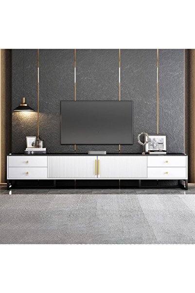 KEKE Elegant TV Cabinet with Stylish Storage for Living Room and Bedroom 180 CM