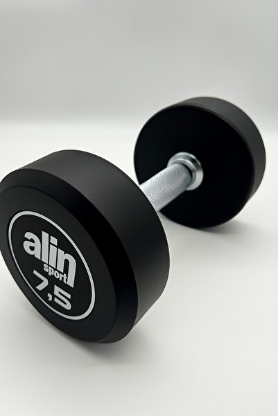 AlinSport ALİN Sport 7,5 KG Kauçuk Kaplı Profesyonel Olimpik DUMBBELL ( Dambıl )