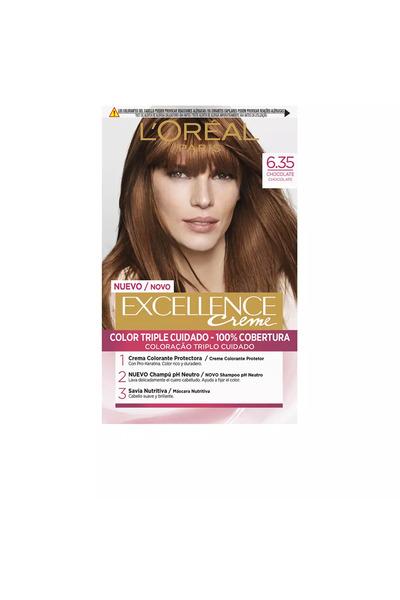 L'oreal Professionnel Vopsea de par permanenta L'oréal Professionnel EXCELLENCE 6.35 ciocolata 1 buc
