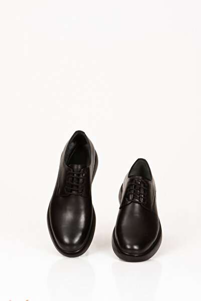 SS SEVİMAYAKKABI %100 Deri Balon Taban Erkek Klasik Ayakkabı, Bağcıklı Siyah ...