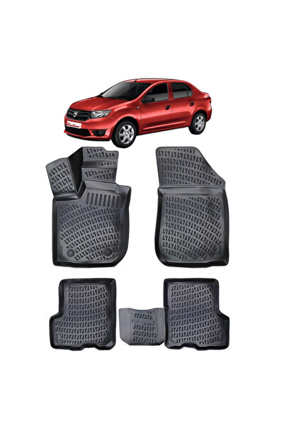 Rizline 3D tray car mats – Dacia Logan 2 Sedan (2013–2021) – Front set