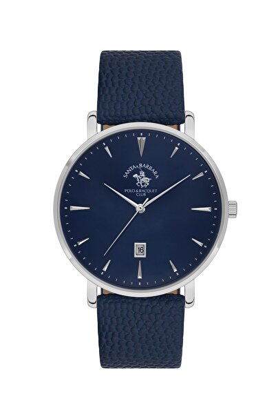 Santa Barbara Polo & Racquet Club Men's Wristwatch Essb.S.10006-3, Leather St...