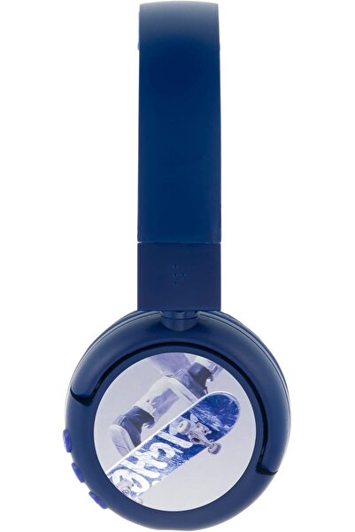 BuddyPhones POP Fun Bluetooth Wireless Headset - Deep Blue