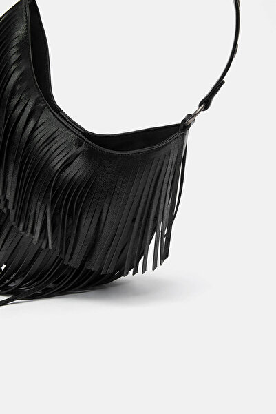 Pull & Bear Püsküllü omuz çantası