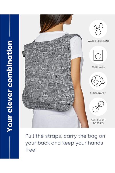 Notabag – 2-in-1 Foldable Backpack & Tote (Waterproof, Lightweight)