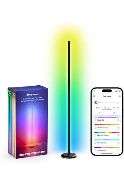 Nanoleaf 1700LM RGB LED Floor Lamp - Matter, Music Sync, 16M Colors