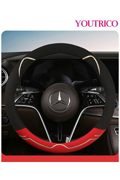 Youtrico غطاء عجلة قيادة السيارة من الجلد للجنسين من Yourico، مضاد للانزلاق، ...