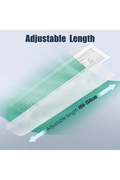 YESMAX AC Deflector, Air Conditioner Deflector Adjustable Split AC Air Flow Deflectors for Home Office