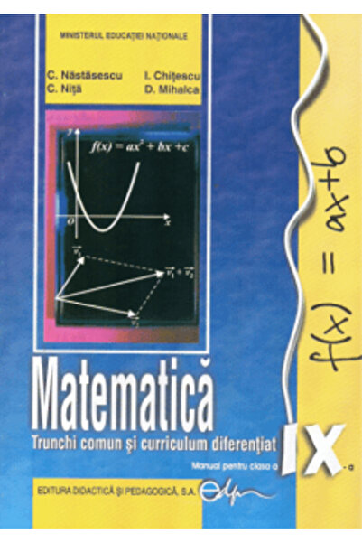 Didactica si Pedagogica Matematică. Curriculum Comun + Curriculum Diferențiat...