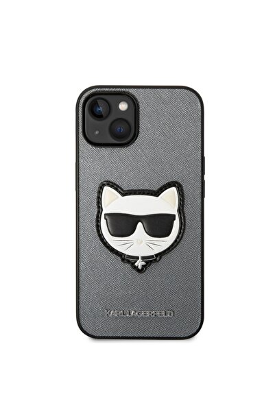 Karl Lagerfeld Case for IPhone 14, Saffiano, Grey
