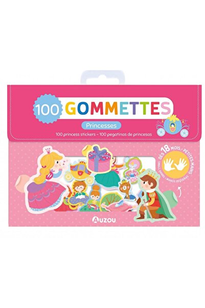 Auzou Set cu 100 de abtibilduri - Printese